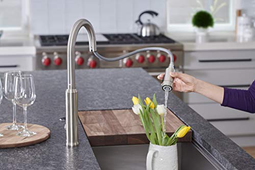 Pacific Bay Othello Pull-Down Kitchen Faucet (Brushed Satin Nickel)