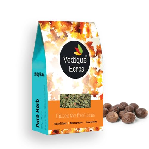 Fruits de muscade parfum myristica épice brute T-Cut qualité supérieure noix séchées 250 g