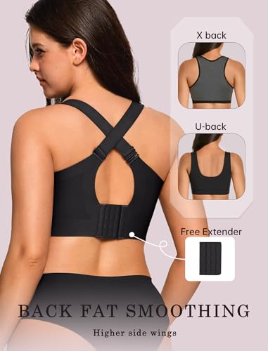 Image of OEAK Womens Wireless Jelly Bras Plus Size Support Push Up Comfortable Bra | no underwire,full coverage,for large breast,minimizer bra,seamless,tshirt bras,everyday bra