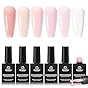 Gelab cosmetics LLC Beetles Color Base Gel Nail Polish, 1pcs 15ml Rubber Base Builder Neutral Nude Gel Base Coat Warm Jade Nail Polish, Base Coat Nail Strengthener Soak Off UV LED light Needed