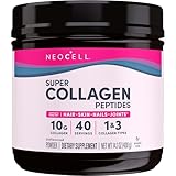 NeoCell Grassfed Collagen Peptides Powder | 14 oz | Unflavored | for Women and Men | Hair, Skin, & Nails
