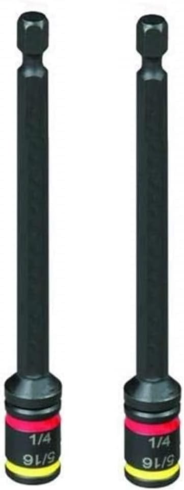 Malco MSHMLC 4 in. C-RHEX Cleanable, Reversible Magnetic Hex Drivers (1/4″ and 5/16″)- 2 pack