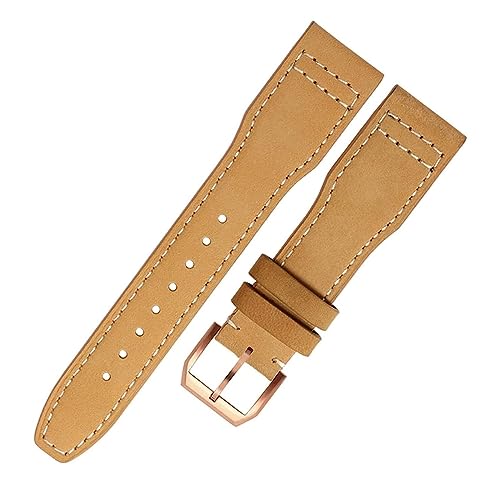 Bracelet montre en cuir 22mm style élégant pour IW326201 IW377701
