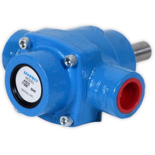 PENTAIR HYPRO 4101C 4-Roller Pump Cast Iron Sprayer Pump 7.2 GPM 150 PSI 2600 RPM Solid Shaft Viton Seals Ideal for Fertilizer Chemical Transfer and Industrial Liquids