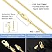 Jewlpire 14K Gold Chain Necklace for Women, 1.5mm Rope Chain Gold Chain for Women Sturdy Women's Chain Necklaces, Gold Chain 18 Inch