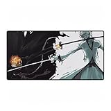 Anime Desk Mat, Bleach Ichigo vs Ichigo Playmat Mouse Pad, Gaming Office Accessories, Custom Desk Decor, Gift for Anime Fan,