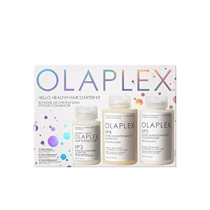 Olaplex Hello Healthy Hair Starter Kit: No. 3, 4, 5, Shampoo & Conditioner Set to Cleanse, Hydrate, & Control Frizz Up to 72 Hours, Hair Perfector to Strengthen & Reverse Damage, For All Hair Types