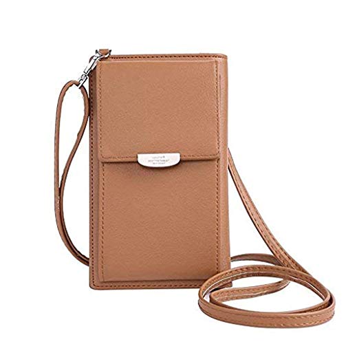 WanMei Sac à bandoulière en cuir synthétique pour femme et fille avec porte-cartes Cover