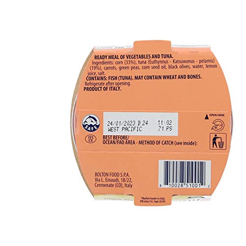 Image of Rio Mare Corn & Tuna Salad Tuna Pack of 1 (5.64 Ounce) can