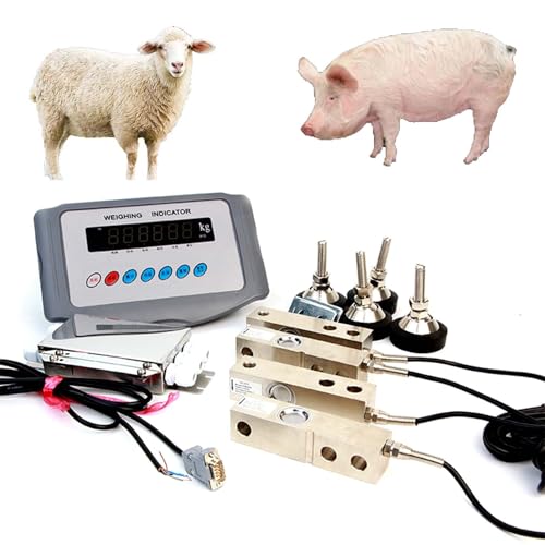 Báscula portátil para ganado 2t con pantalla LCD miniatura 1