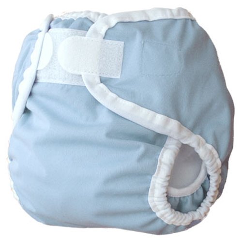 Thirsties Diaper Cover, Baby Blue, Small (12-18 lbs)