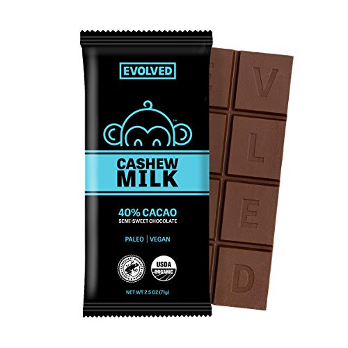 EVOLVED Chocolate Almond Sea Salt Dark Chocolate Bars Dark Chocolate
