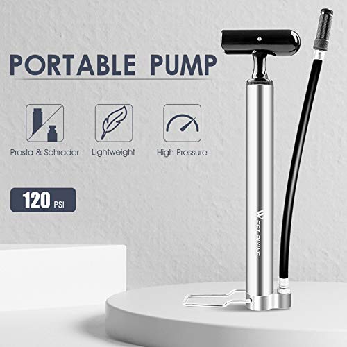 pedkit Bomba portátil para bicicleta Bomba de ar de ciclismo Bola de brinquedo inflador de pneus Min