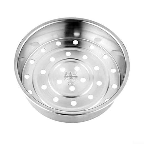 Cesta de vapor hecha de acero inoxidable 304 para cocinar al vapor verduras y bollos (20 cm)