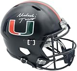 Malachi Toney Autographed Night Black Alternate Full Size Speed Replica Football Helmet JSA Witness Stock #262504