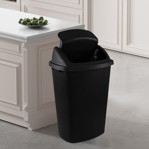 Pack de 4 canecas de basura grandes con tapa basculante miniatura 4