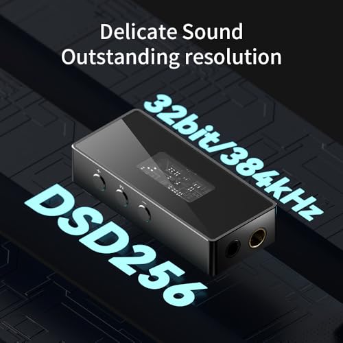 Miniatura 5 de Leaudio Trn Black Pearl - Decodificador De Audio Digital Portátil De Alta Fidelidad 3.5 4.4 Salida Dual Cs43131 Pcm 384 Khz 32 Bits Dsd256 Dac Amplificador De Auriculares