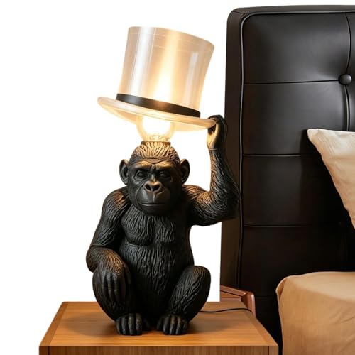 Lampe singe pour bureau à la maison et table de chevet