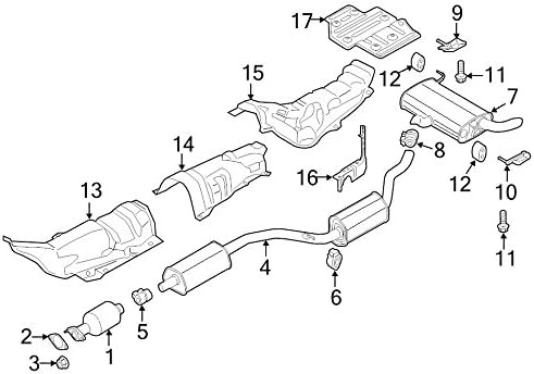 Ford CV6Z-5K291-C, Exhaust Bracket