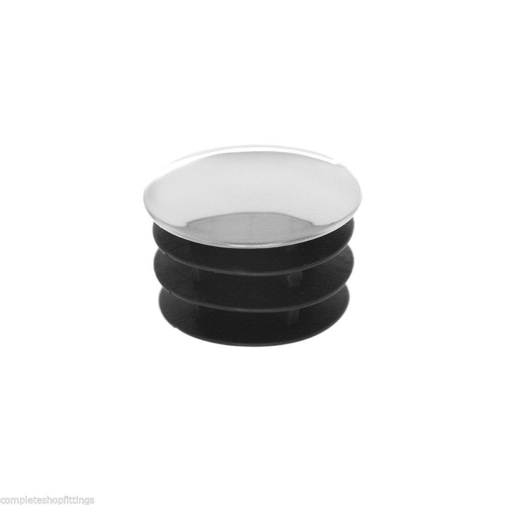 Complete Retail Source ltd 32mm GARMENT CLOTHES RAIL WALL MOUNTED HANGING RAIL DISPLAY 4ft 5ft 6ft TUBING (End Cup)