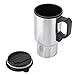 Produktbild OKBY Reisebecher - 12V 450mL Wärmflasche, Edelstahl Reisebecher, Elektroauto Heizung Kaffee Milch Tasse