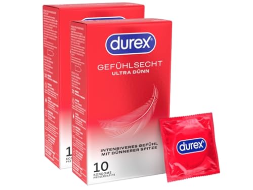 Durex Gefühlsecht Ultra Kondome 2 x 10 Stück