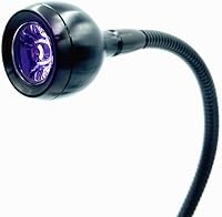 Vista 5 de ZOELASS - Luminarias de luz negra UV LED mejoradas de 395 nm con chip grande, cuello de cisne y abrazadera para uñas de gel UV y curado