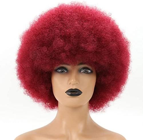 big red afro wig