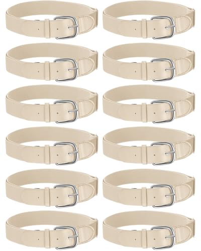 Image of Hercicy 12 Pcs Baseball Belts Softball Belts Bulk for Adult and Youth Adjustable