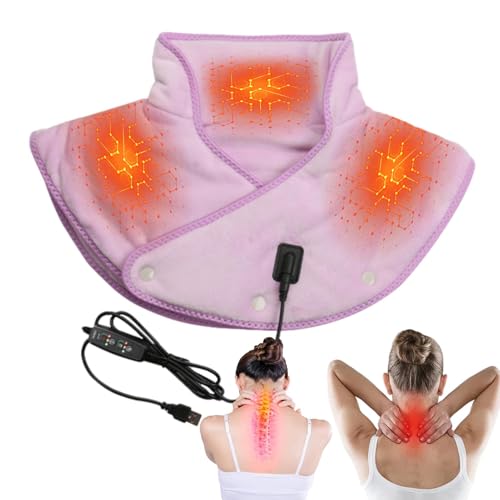 Coussin chauffant cou et épaules pour soulager les crampes et tensions cervicales au quotidien