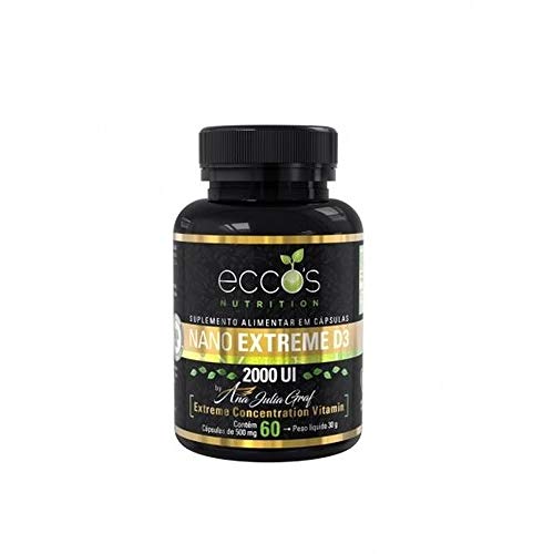 Suplemento Alimentar Eccos Nano Extreme D3 60 Cápsulas