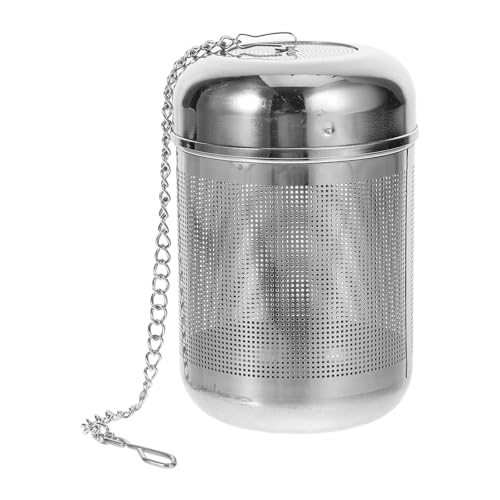 TOYANDONA Infusor de Té de Acero Inoxidable Grande Cadena Bola Infusora Reutilizable para Hojas Sueltas Colador de Especias para Cocina y Filtro para Té a Granel Accesorio Portátil para