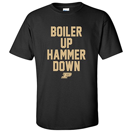 UGP Campus Apparel AS33 – Purdue Boilermakers Fight Song Sport T-Shirt – Large – Black