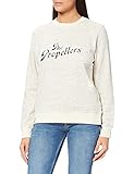 Corte estándar Scotch & Soda Regular Crewneck Sweat with Graphic Sudadera, Grey Melange 0606, S para Mujer