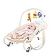 hauck Disney Babywippe mit Spielbogen Bungee Deluxe für Babys ab Geburt bis 9 kg, Verstellbare Rückenlehne, 3-Punkt-Hüftgurt, Tragegriffe, Wippfunktion (Pooh Cuddles)