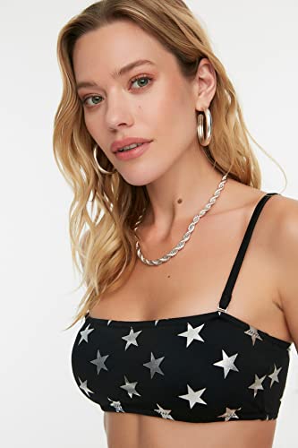 Haut de bikini Trendyol Vail Star imprimé graphique chic et dos ajustable - 2