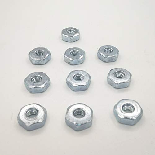 Cancanle 10 Stück Mutter für STIHL 066 064 046 044 042 041 034 036 038 039 Kettensäge ersetzen OEM 00009550801