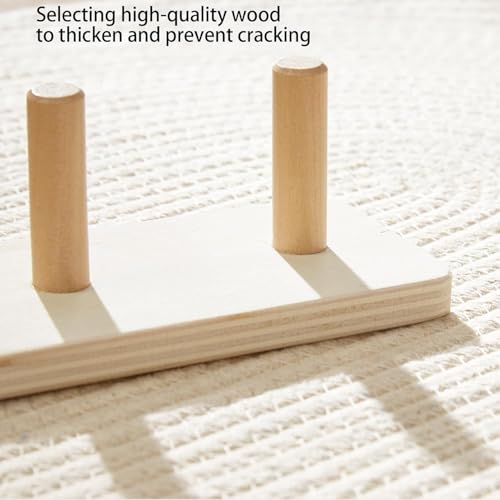 Image of SHINETOY Wooden Four-Pillar Stacking Block Toy | 16 Colorful Shape & Color Sorting Blocks | Montessori Educational Toy for Toddlers to Build Fine Motor Skills & Hand-Eye Coordination
