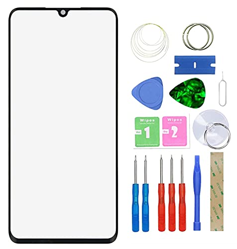 MovTEK Pantalla Repuesto Cristal Tactil Frontal para Xiaomi Mi Note 10 M1910F4G 6.47' con Kit de Herramientas - Negro