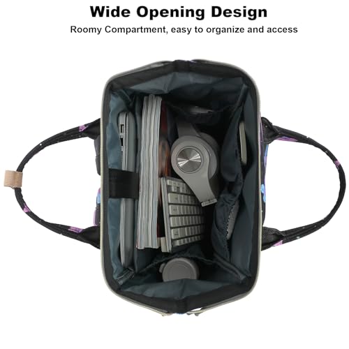 Butterfly Laptop Backpack College School Backpack Bookbags Nurse Backpacks Travel Bags for Women Girls Fits 15.6 Inch Notebook3