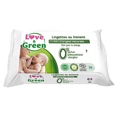 Love & Green Lingettes au Liniment 56 Lingettes