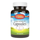 Carlson - Empty Gelatin #0 Medium-Small Capsules, Easy to Separate & Fill, with Screw Cap Bottle, 150 Capsules
