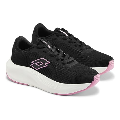 Lotto Women Xwift Knit Black Running Shoes