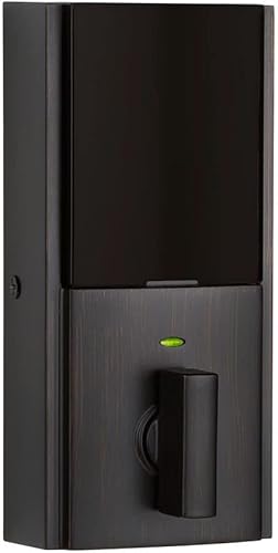 Miniatura 3 de Kwikset 914 Teclado contemporáneo SmartCode Cerradura inteligente electrónica con seguridad SmartKey y tecnología ZigBee 3.0 en bronce veneciano