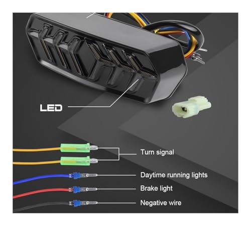 Feu arrière de moto LED multifonction compatible avec CTX 700 N 2013 - 5