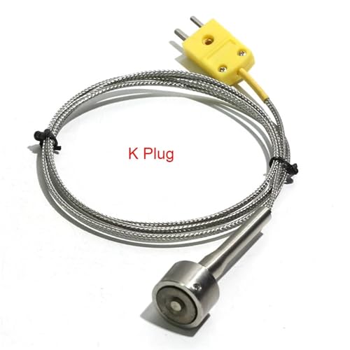 Termopar de adsorción magnética tipo K de 0 a 350 ℃ con cable blindado de 1M 2