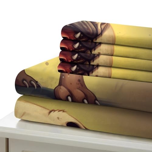 Housse de couette gorille parure de lit double pour couple