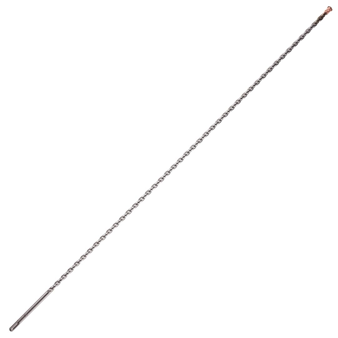 12mm x 1000mm Long SDS Plus High Performance Hammer Drill Bits, Professional Tungsten Carbide Cross Tipped Masonry Drill Bit For Brick, Concrete, Stone, Granite. 12mm SDS Drill Bit x 1 Metre Long