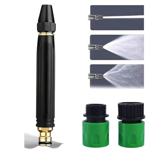 Heavy Duty Garden Hose Nozzle with Adjustable Spray