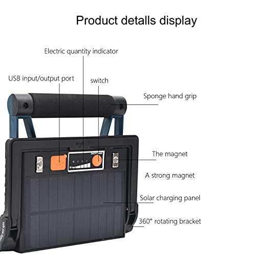 Inspectielamp, Led-zaklampen Oplaadbaar USB-opladen met een standaard voor autoreparatie voor huishoudelijk kamperen - Image 8